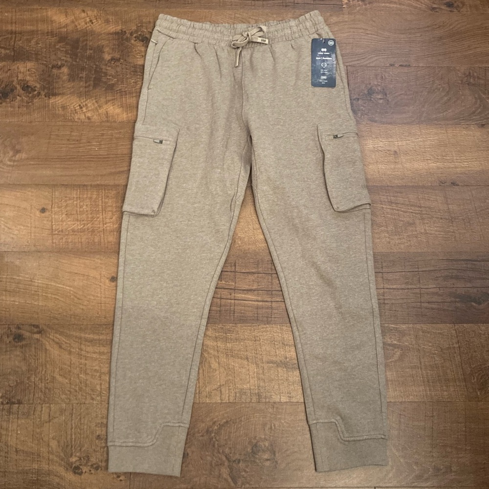 Cory Vines NWT Heavy Weight Cargo Joggers Cotton Athleisure Loungewear Men’s M